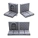 EnderToys Locking Dungeon Tiles - Masonry and Stone, Wargame Terrain for Tabletop 28mm Miniatures, 3D Printed Scenery