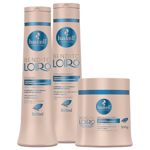 Kit Bendito Loiro Shampoo + Condicionador+ Máscara-500ml