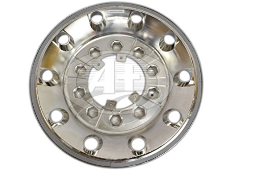 22.5” Abs Chrome-Plated Front Wheel Cover Wheel Simulator – Set Of 2 #TOP2
