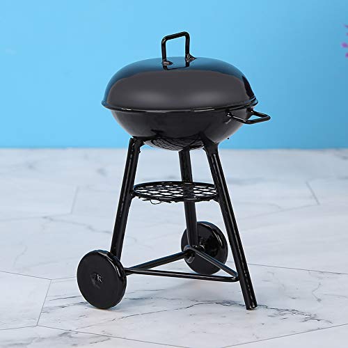 Forno para churrasco para casa de bonecas, acessório para casa de bonecas não tóxico, conveniente pa