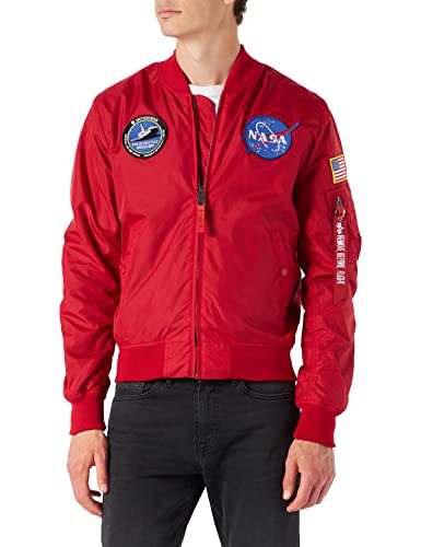 Alpha Industries MA-1 TT NASA Reversible II Bomberjacke für Herren Speed Red – Ansicht 1