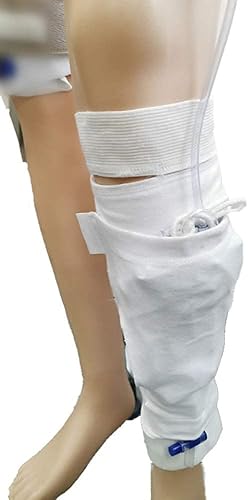 Miniatura 6 de Soporte para bolsa de pierna de catéter, bolsas de drenaje de orina de catéter, correa de soporte de pantorrilla, funda para bolsa de pierna Foley