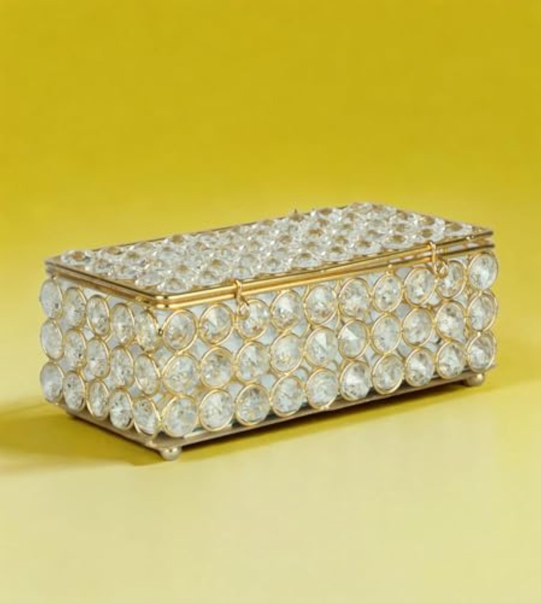 Luxurious Crystal Jewel Case for Women