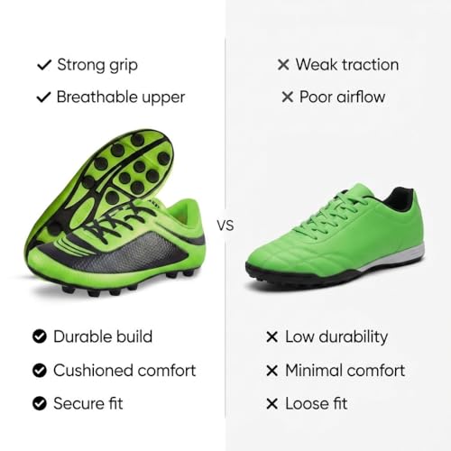 Tacos de fútbol para niños pequeños Vizari Infinity FG botas de balompié 7