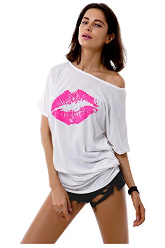 Aumir Estate Donna Magliette Casual Allentata