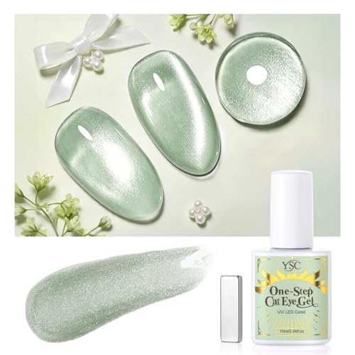 Esmalte de uñas gel cat eye YSC 3 en 1 10ml miniatura 2