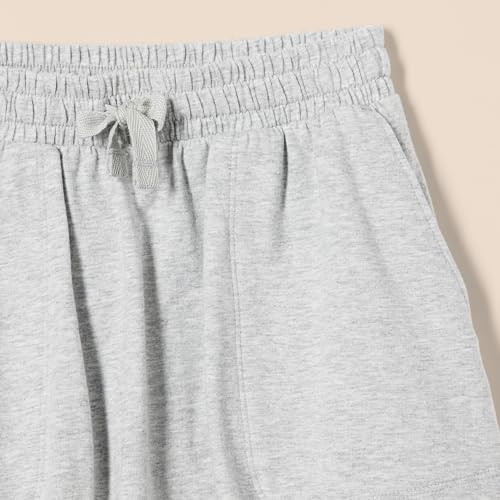 Amazon Essentials Mädchen Skort mit aufgesetzter Tasche, 2er-Pack, Hellgrau Meliert/Marineblau, 5 Jahre