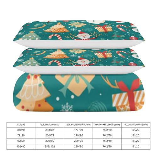 Juego de funda nórdica de reno que soluciona la decoración fría del dormitorio 4