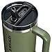 STANLEY Quencher ProTour Flip Straw Tumbler with Leakproof Lid 40 oz | Built-In Straw and Handle | Cup Holder Compatible for Travel | Insulated Stainless Steel Cup | BPA-Free | Dried Pine VRT