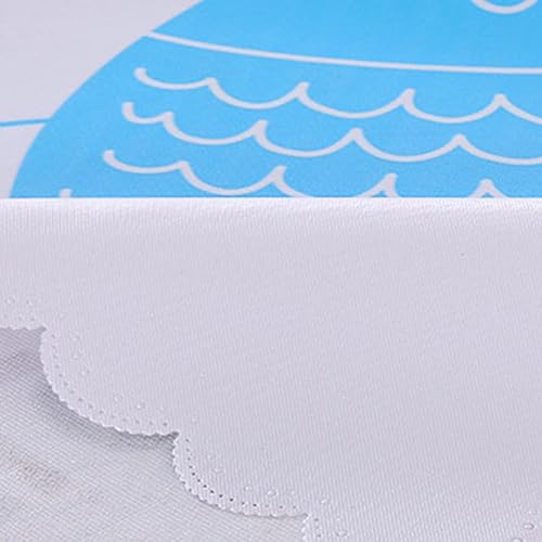 Image of DOCAT Dust-Proof Microwave Oven Cover for Kitchen Decor Durable Modern Design Kitchen Accessories - 100 * 35cm (Blue Floral)