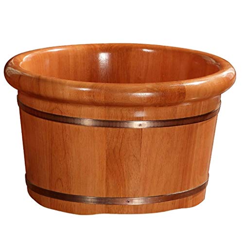 Bañera para pies de madera natural y duradera