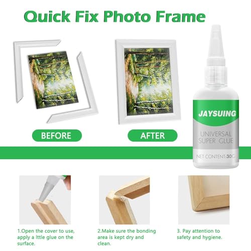 Image of Universal Super Strong Instant Glue (50g) | Quick Dry High Strength Waterproof Adhesive for Plastic, Wood, Metal, Glass, Rubber & Shoes | Multipurpose Repair Glue for Home, Office & DIY