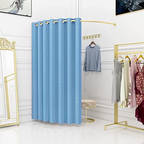 Probador de ropa temporal en forma de U con estructura de metal para tienda 7