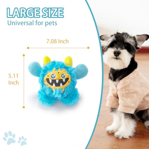 Pelota de Juguete Mordible Suave Azul para Perros miniatura 3
