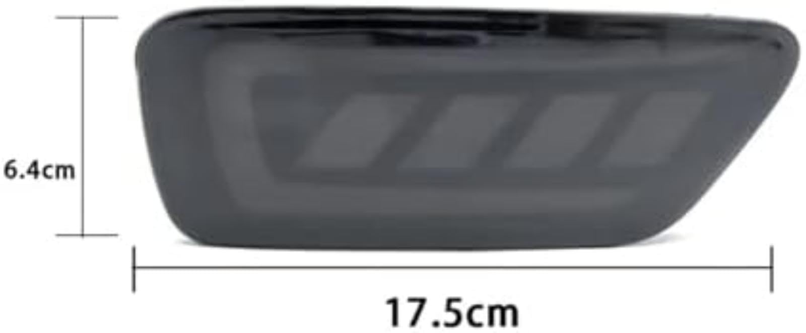 Riflettore paraurti posteriore, per Jeep, per Grand Cherokee 2011-2022, per Compass 2011-2015-2017 Riflettori per fanali posteriori a LED per auto Indicatori di direzione dei (Red)