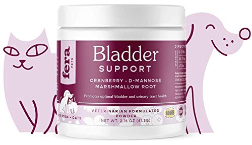 Bladder Support Cat and Dog Supplement, Urinary Tract and Kidney Health Supplement with Organic Cranberry, D Mannose, Marshmallow Root, Astragalus Root, and Stinging Nettle Root - Fera Pet Organics
