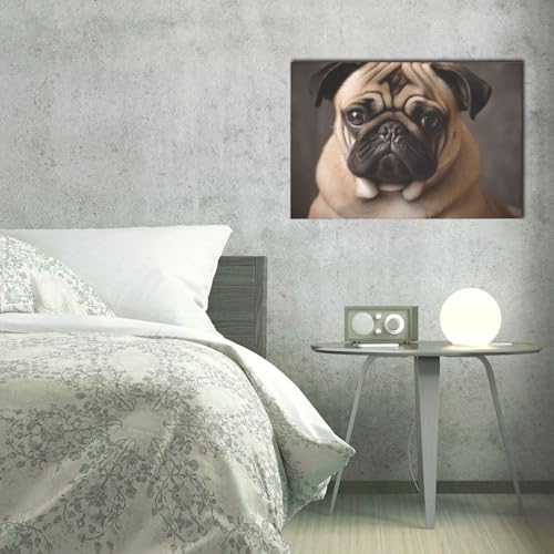 Impression sur toile carlin pour habiller un mur vide avec style