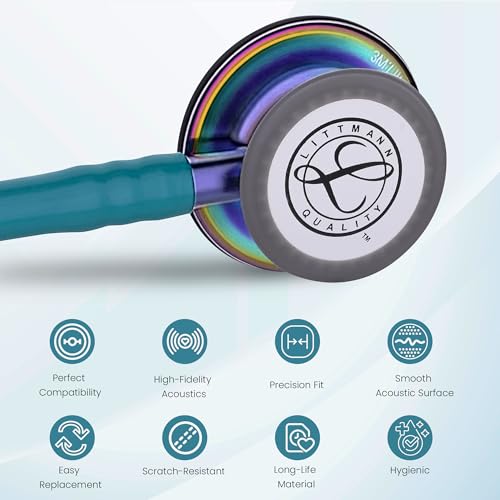 Image of Premium Quality Spares for Littmann Stethoscope Classic III and Cardiology IV, Grey