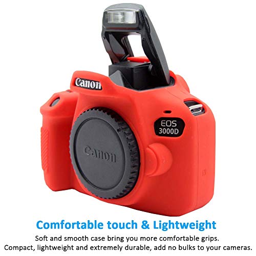 Funda Easy Hood para Canon EOS 3000D/4000D roja miniatura 4
