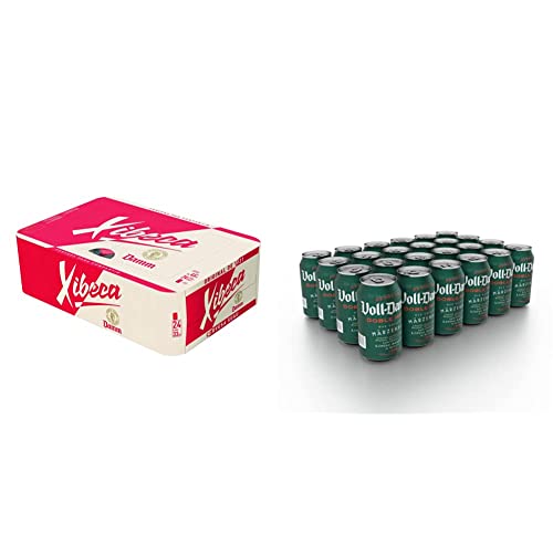 Xibeca Cerveza - Pack de 24 Latas 33cl & Voll- Cerveza - Paquete de 24 x 330 ml - Total: 7920 ml