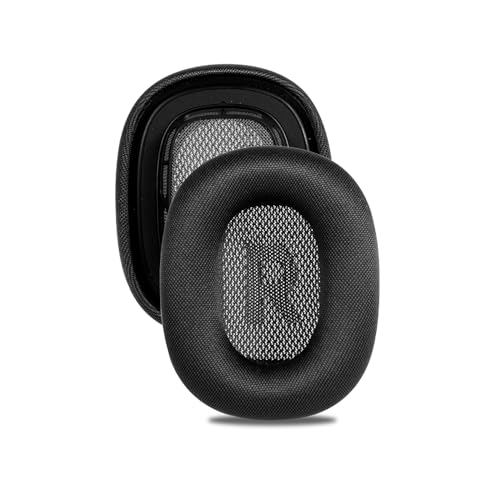 Replacement Earpads Ear Pad Covers Earmuffs Accessories with Memory Foam and Magnet, Mesh Fabric, Enhanced Noise Isolation, Compatible with Apple Max Ear Cushions -2 Pack, Space Gray, by AICORE by AICORE - Image 3