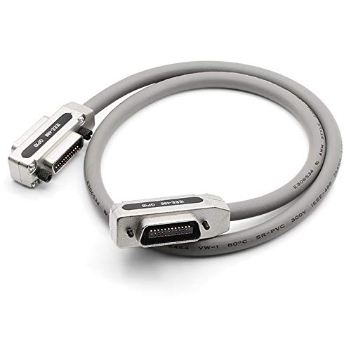 PQZATX Cavo IEEE-488 Cavo GPIB Adattatore per Connettore nel Metallo Plug e per Apparecchiature di Test di Laboratorio