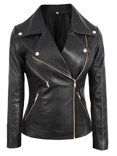 ÉPINE leather lady jacket black Women's Leather & Faux Leather Jackets & Coats | Negn Black Gold