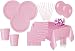 Produktbild XXL 111 Teile Party Deko Set Baby Rosa für 16 Personen