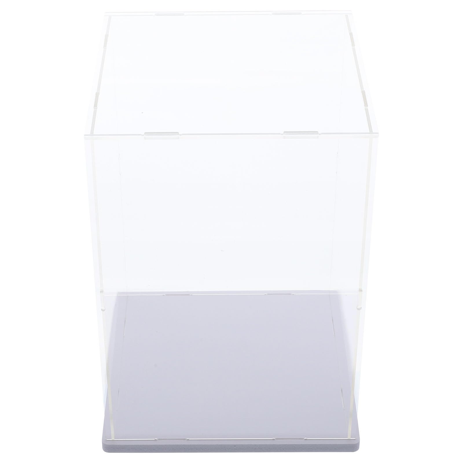 Klare Acrylbox für Kleine Gegenstände und Bastelarbeiten Praktische und Staubdichte Vitrine mit Glatter Oberfläche für Schlafzimmer und Geschäft