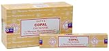 EARTH Satya Copal Incense Sticks 15 GMS (Pack of 12) (Green Certified) Indian Perfumed Hand Rolled A