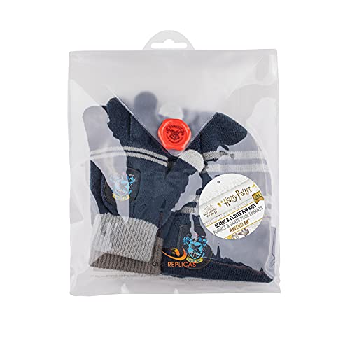 Image of Cinereplicas Harry Potter - Beanie and Gloves Set - Kids - Gryffindor /Slytherin /Ravenclaw /Hufflepuff - Offcially licensed
