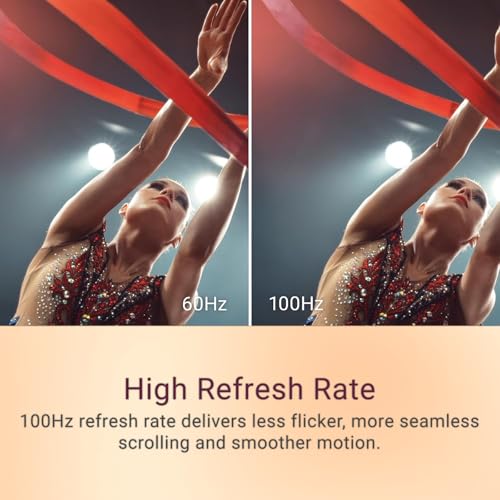 Image of Dell 27 inch Full HD Computer Monitor, 1080p IPS Display, 100Hz Refresh Rate for Smooth Motion, Hardware-Based Comfortview Plus Blue Light Filter, Ultra-Thin Bezel, HDMI & VGA Ports, VESA Mountable