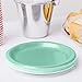 Robin's Egg Blue Round Paper Plates - 6.75