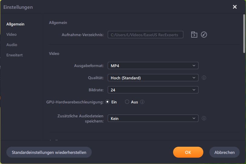 EaseUS RecExperts | Kompatibel mit Windows | 1 Gerät | Lifetime | Bildschirmaufnahme-Tool mit Audio | Aktivierungscode per E-Mail