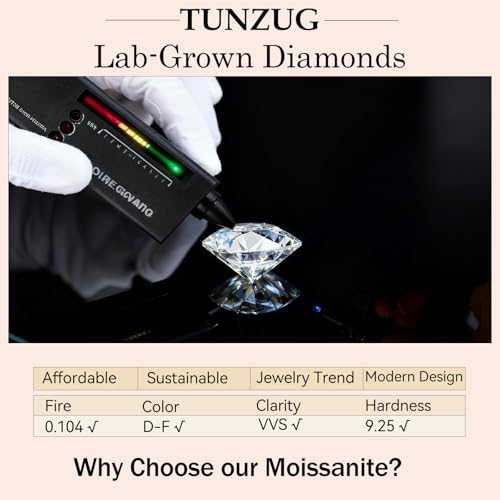 Moissanite Stud Earrings D Color VVS1 Moissanite Earrings 925 Sterling Silver 18K Gold Plated Friction Flat Bottom Mermaid Tail Earrings for Women - Image 4