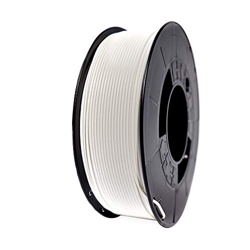 Winkle PLA-Filament, 2,85 mm, Druckfilament, 3D-Drucker, 3D-Filament, Gletscherweiß, Spule mit 1000 g