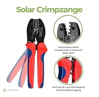 SOLARTRONICS Crimpzange für 2,5–6 mm² PV-Kabel – Crimpwerkzeug Zange für Solarstecker, Solarpanels & Photovoltaik-Anlagen – Ansicht 3