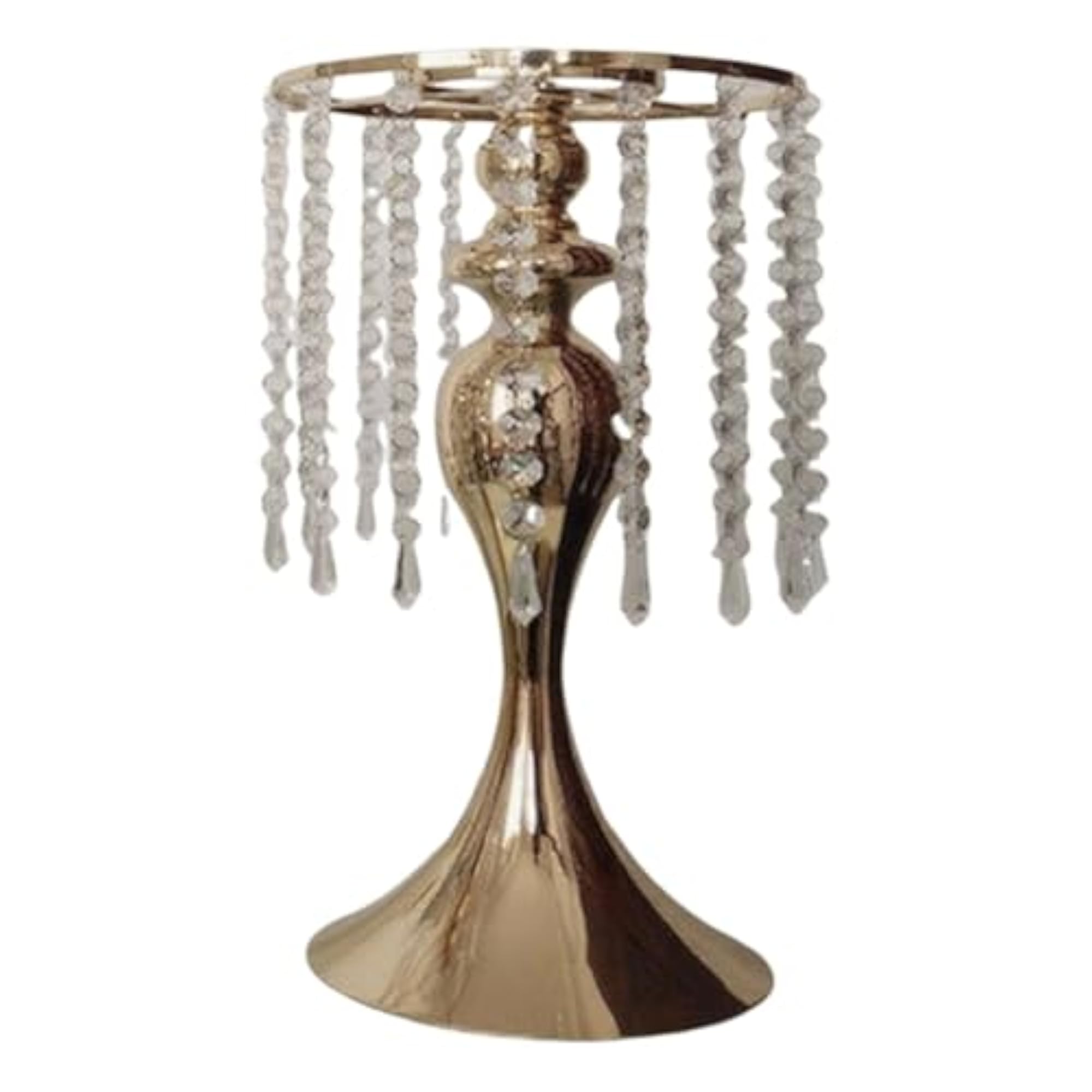 Metal Statue Candle Holder for Dining Room Gold