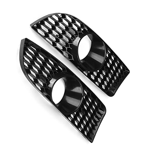 Calandre phare antibrouillard avant grille nid d'abeille noir brillant pour BMW E92 E93 - 2