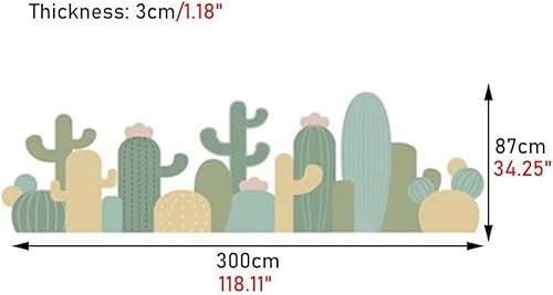 Miniatura 2 de 3D Wall Panels 3D Anti-Collision Wall Panel, Self Adhesive Wall Stickers, PU Waterproof Thickened Wallpaper Decorative Wall Padding, for Schools