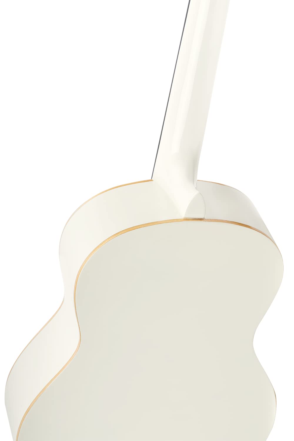 Ortega Guitars Guitarra Clásica Family Series 4/4 con Funda Slim Neck, Blanco, R121SNWH