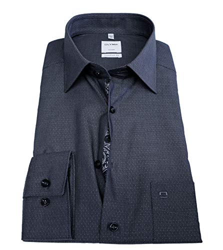 OLYMP 1138/64 camicia Nero 43