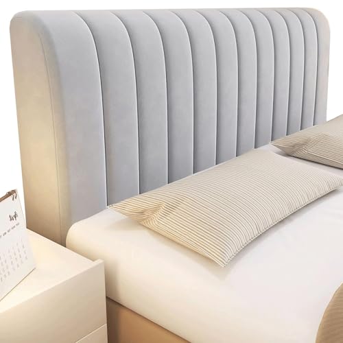 King/Double/Single Size Headboard Slipcover Universal Bed Headboard Covers Dustproof All-inclusive Padded Modern Elastic Headboard Cover Stretch Dustproof Bed Head Cover Protector For Bedroom Decor(1#