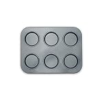 Fox Run Large Muffin Top Pan, 6 Cup Nonstick Muffin Top Baking Tin - Image 4