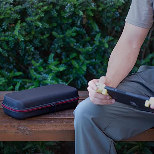 ButterFox Large Carrying Case for Hori Split Pad Compact with 20 Game Holders (18 Physical + 2 digital) (Black/Red, 20 Game Slots) by ButterFox - Image 5