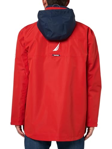 Image of Nautica Men's Lightweight Sailing Jacket - Waterproof & Windproof, Breathable