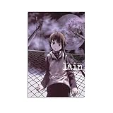 ENLUDO Peintures sur Toile Série expériences Lain Anime Affiches Adolescents Filles peintures murales décor à la Maison Cuisine 30X50 sans Cadre