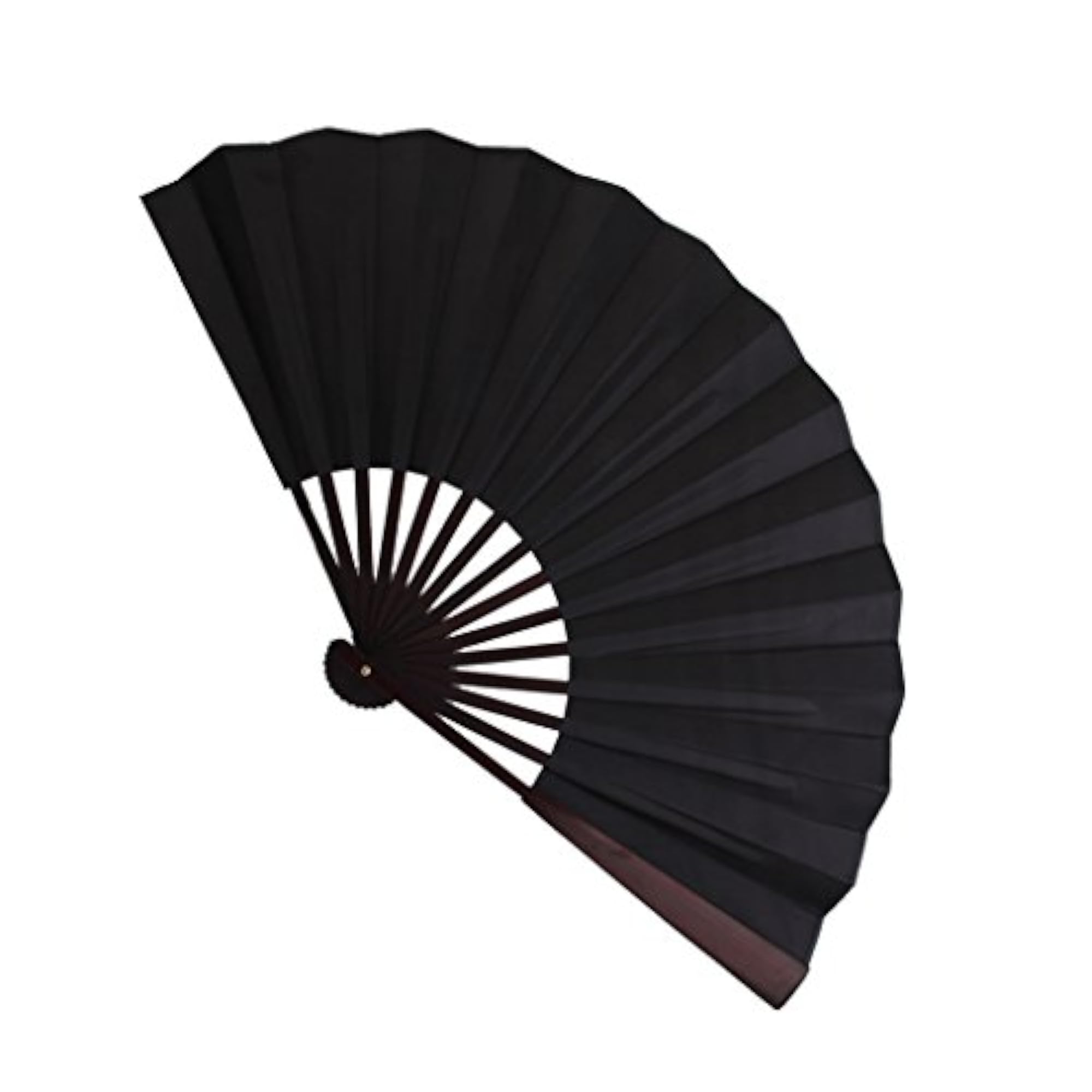 Men's Silk Blank Hand Fan for Calligraphy and Dancing