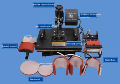 Heat Press 8 en 1 Máquina Sublimadora Combo miniatura 2
