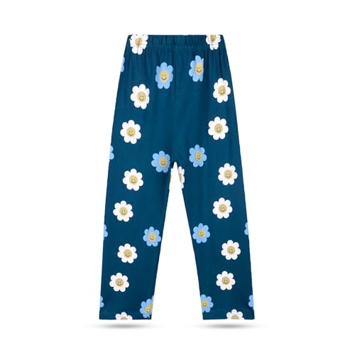 Image of T2F Girls Regular Fit Cotton Printed Track Pants (Pack of 5)